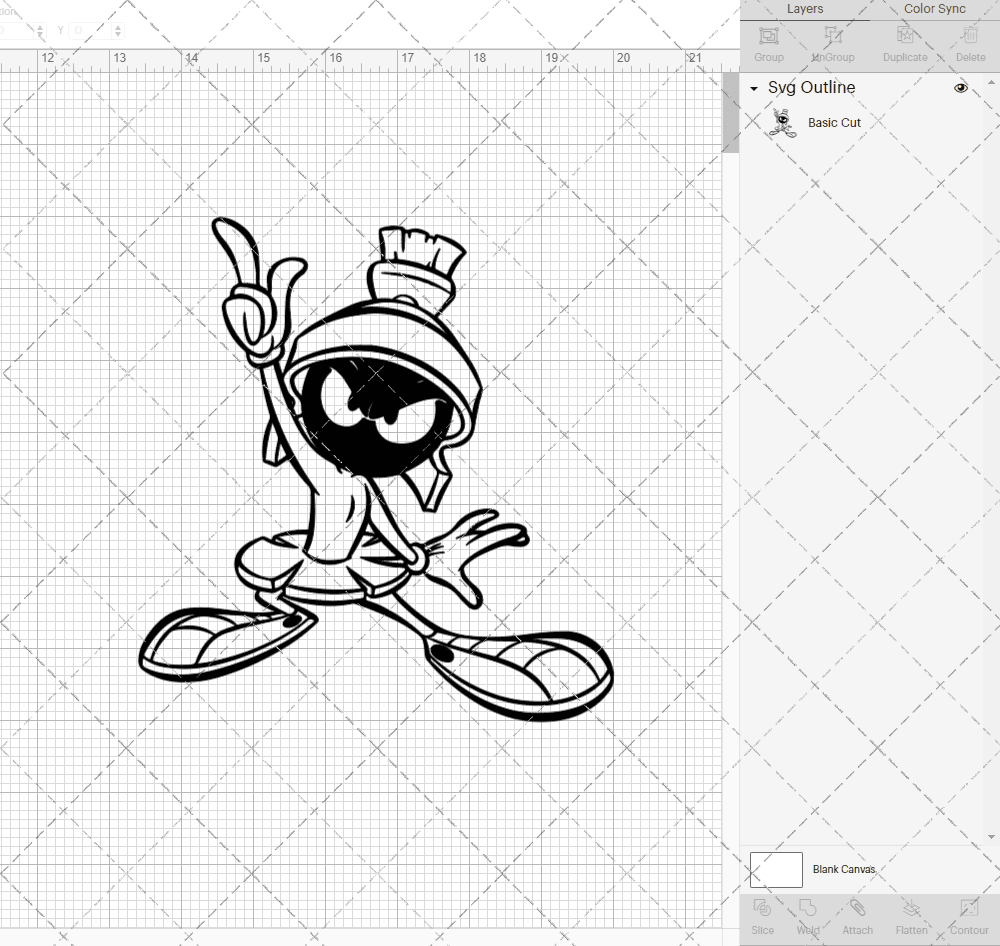 Marvin The Martian - Looney Tunes 003, Svg, Dxf, Eps, Png SvgShopArt