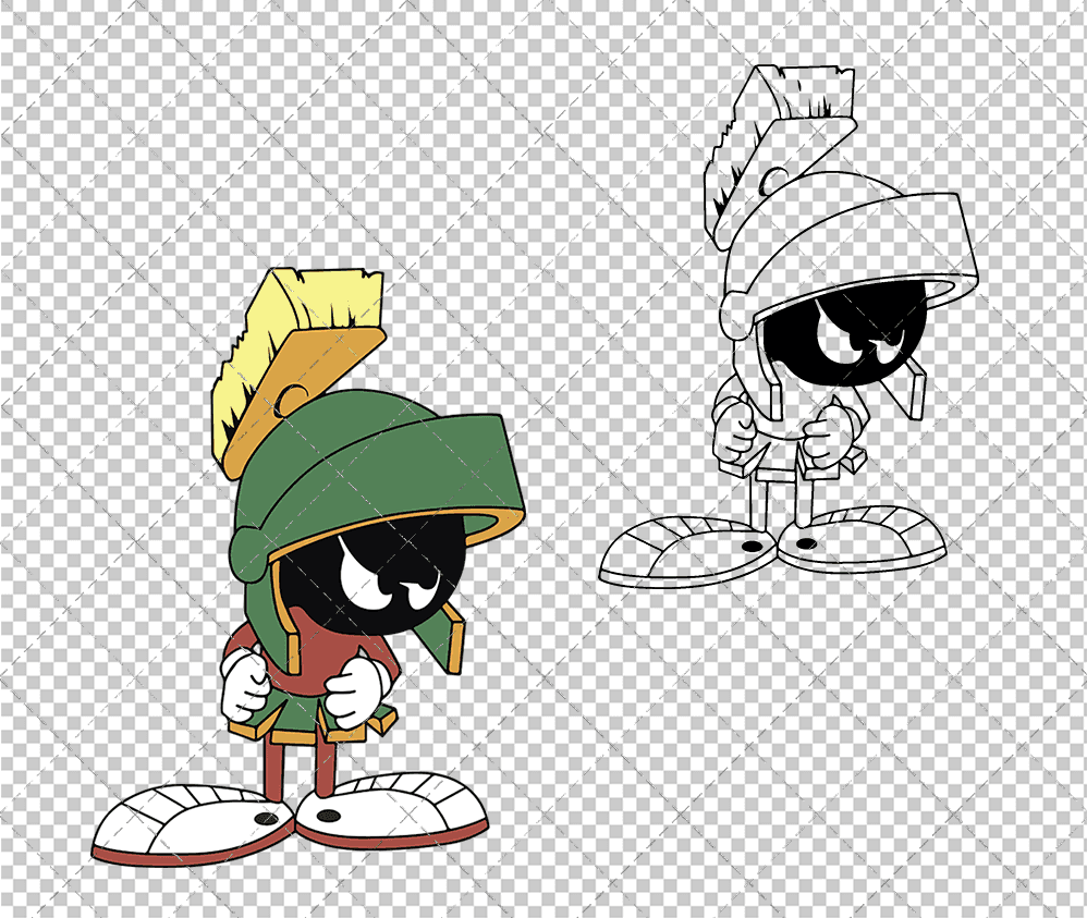 Marvin The Martian - Looney Tunes, Svg, Dxf, Eps, Png SvgShopArt