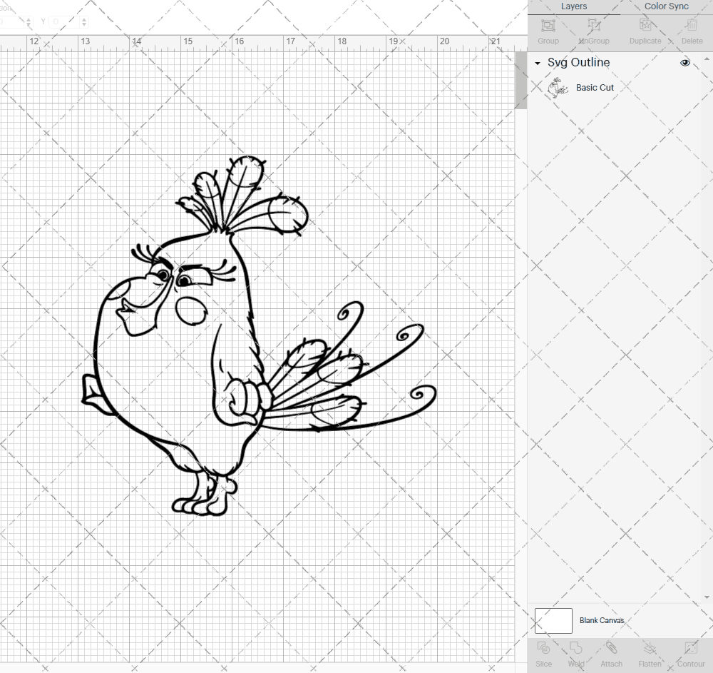 Matilda - The Angry Birds, Svg, Dxf, Eps, Png SvgShopArt