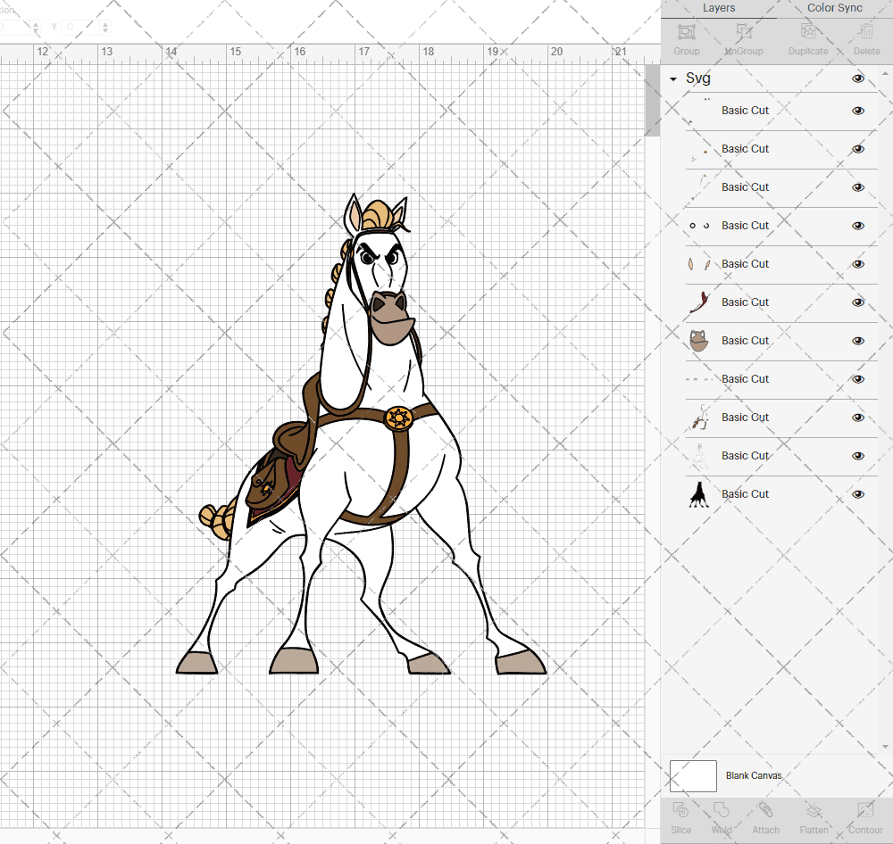 Maximus - Tangled, Svg, Dxf, Eps, Png SvgShopArt