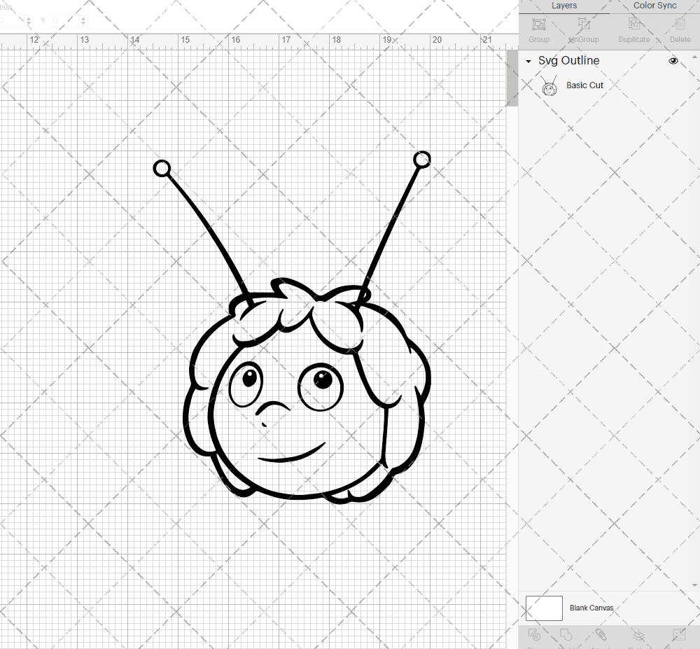 Maya the Bee 004, Svg, Dxf, Eps, Png SvgShopArt