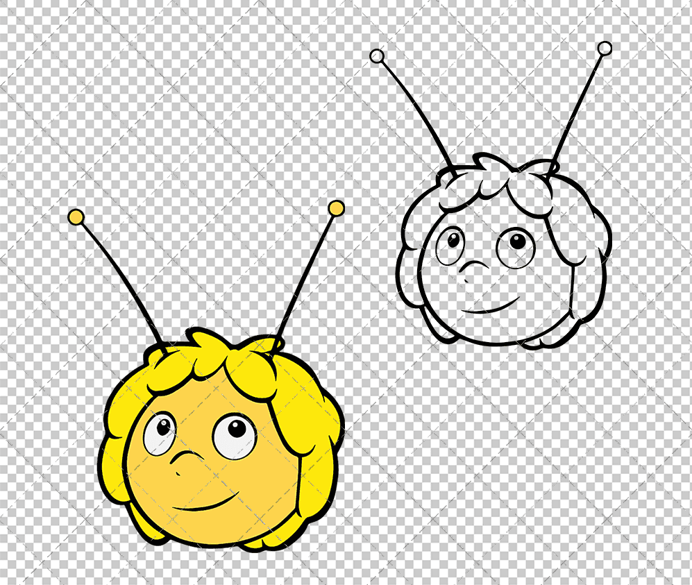 Maya the Bee 004, Svg, Dxf, Eps, Png SvgShopArt