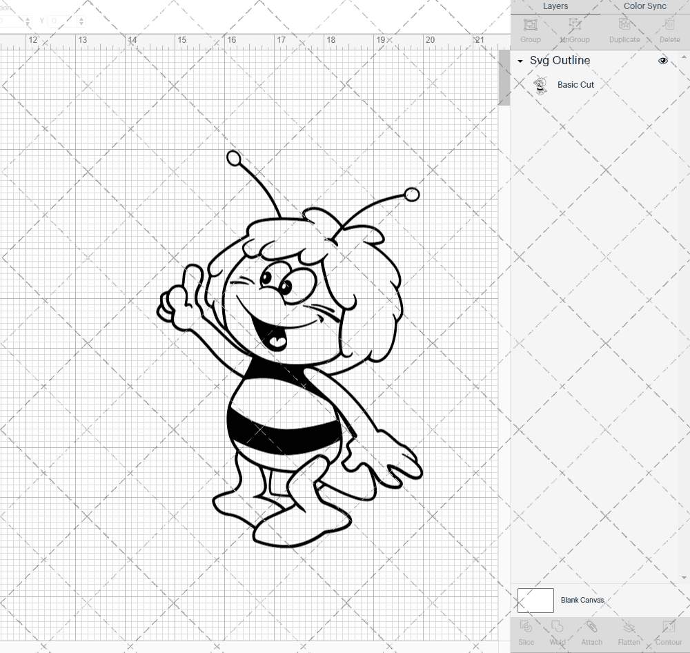 Maya the Bee, Svg, Dxf, Eps, Png SvgShopArt