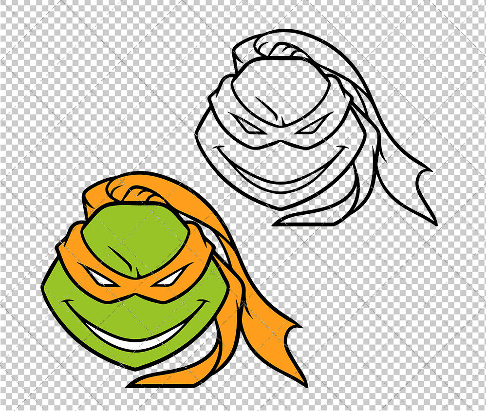 Michelangelo - Ninja Turtles, Svg, Dxf, Eps, Png SvgShopArt