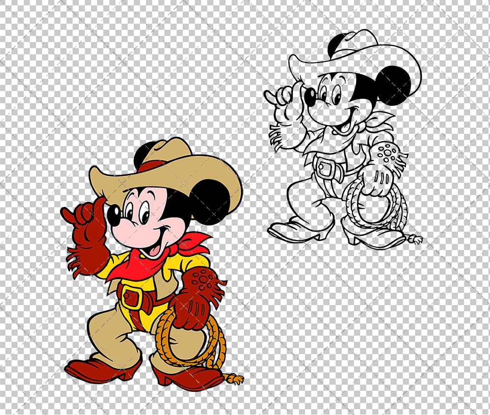 Mickey Mouse 002, Svg, Dxf, Eps, Png SvgShopArt