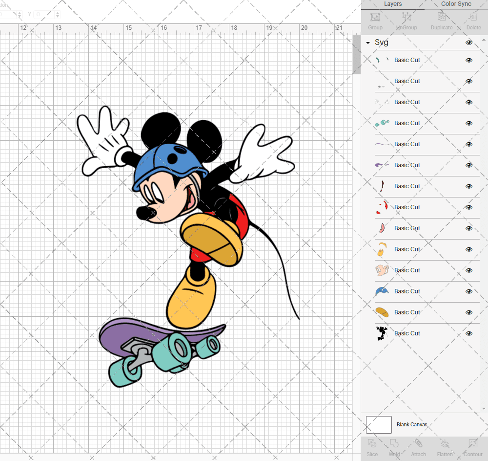 Mickey Mouse 003, Svg, Dxf, Eps, Png SvgShopArt