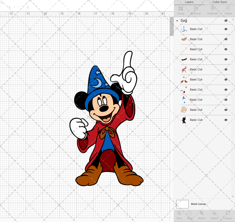 Mickey Mouse 004, Svg, Dxf, Eps, Png SvgShopArt