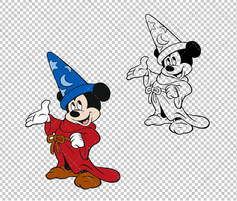 Mickey Mouse 005, Svg, Dxf, Eps, Png SvgShopArt