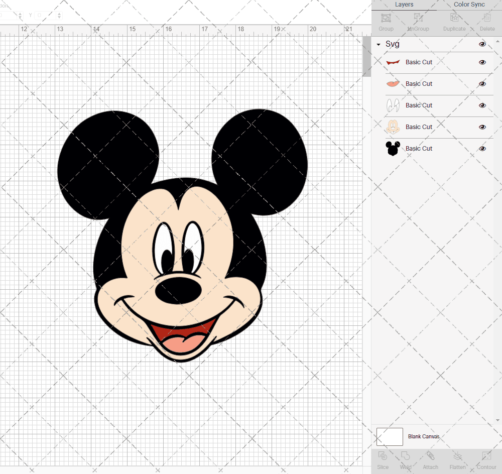 Mickey Mouse 008, Svg, Dxf, Eps, Png SvgShopArt