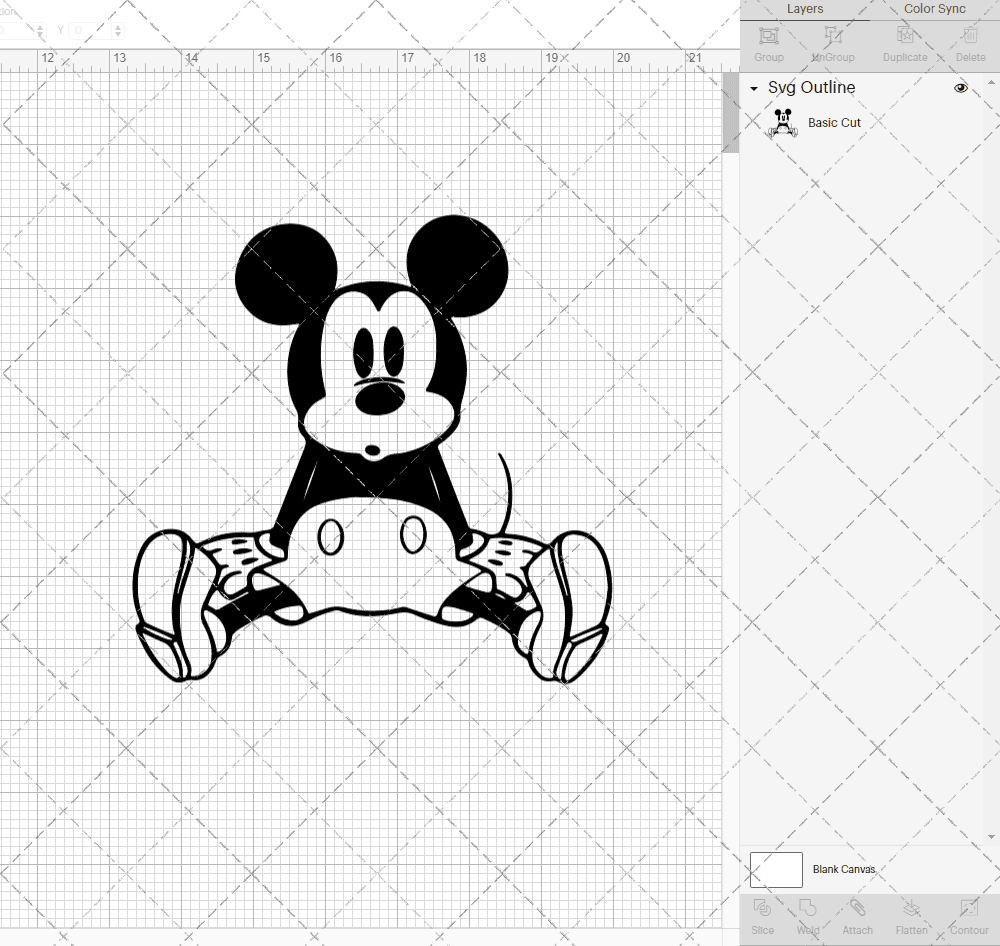 Mickey Mouse Classic 003, Svg, Dxf, Eps, Png SvgShopArt