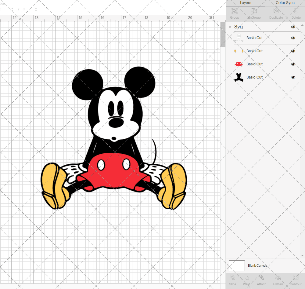 Mickey Mouse Classic 003, Svg, Dxf, Eps, Png SvgShopArt