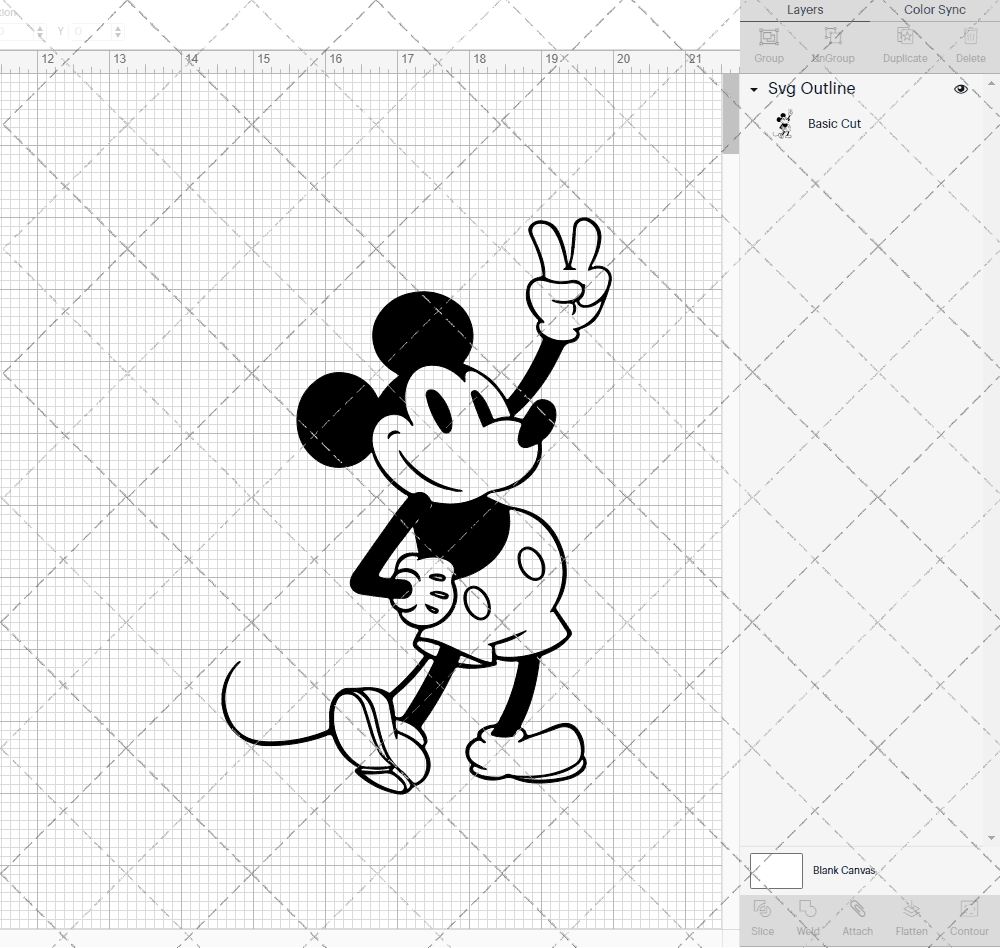 Mickey Mouse Classic, Svg, Dxf, Eps, Png SvgShopArt