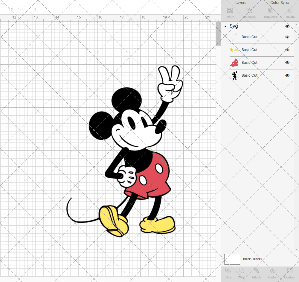 Mickey Mouse Classic, Svg, Dxf, Eps, Png SvgShopArt