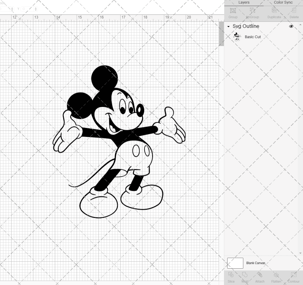 Mickey Mouse, Svg, Dxf, Eps, Png SvgShopArt