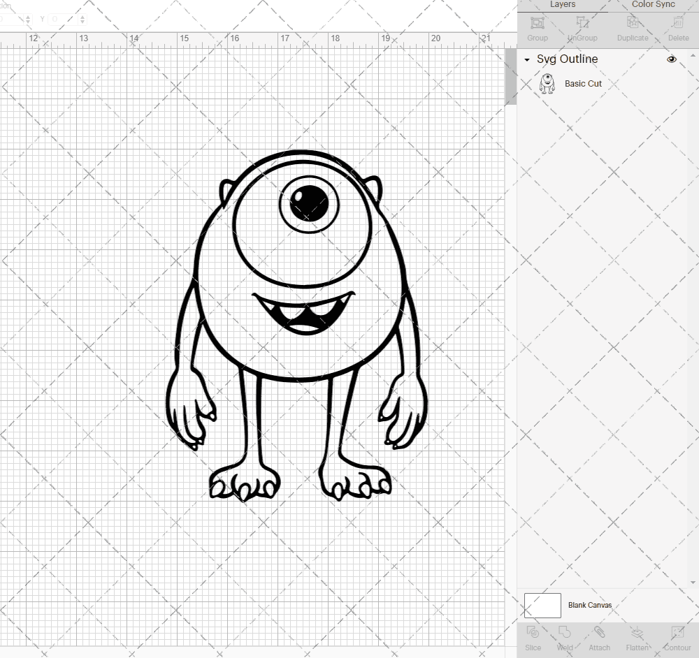 Mike Wazowski - Monsters University, Svg, Dxf, Eps, Png SvgShopArt