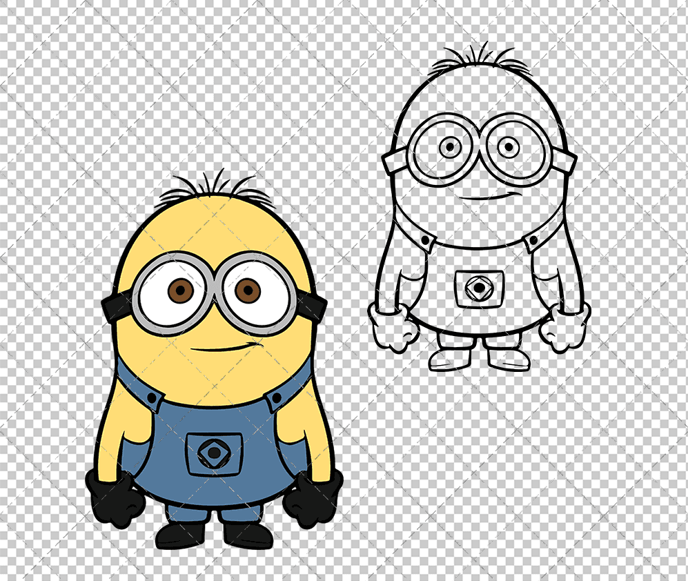 Minion - Despicable Me, Svg, Dxf, Eps, Png SvgShopArt