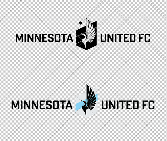 Minnesota United FC Wordmark 2017 002, Svg, Dxf, Eps, Png - SvgShopArt