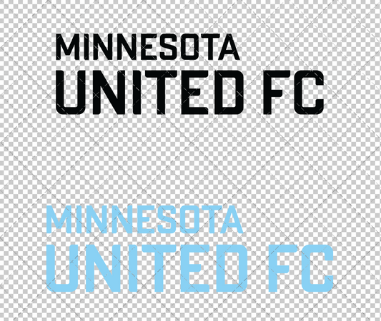 Minnesota United FC Wordmark 2017 003, Svg, Dxf, Eps, Png - SvgShopArt