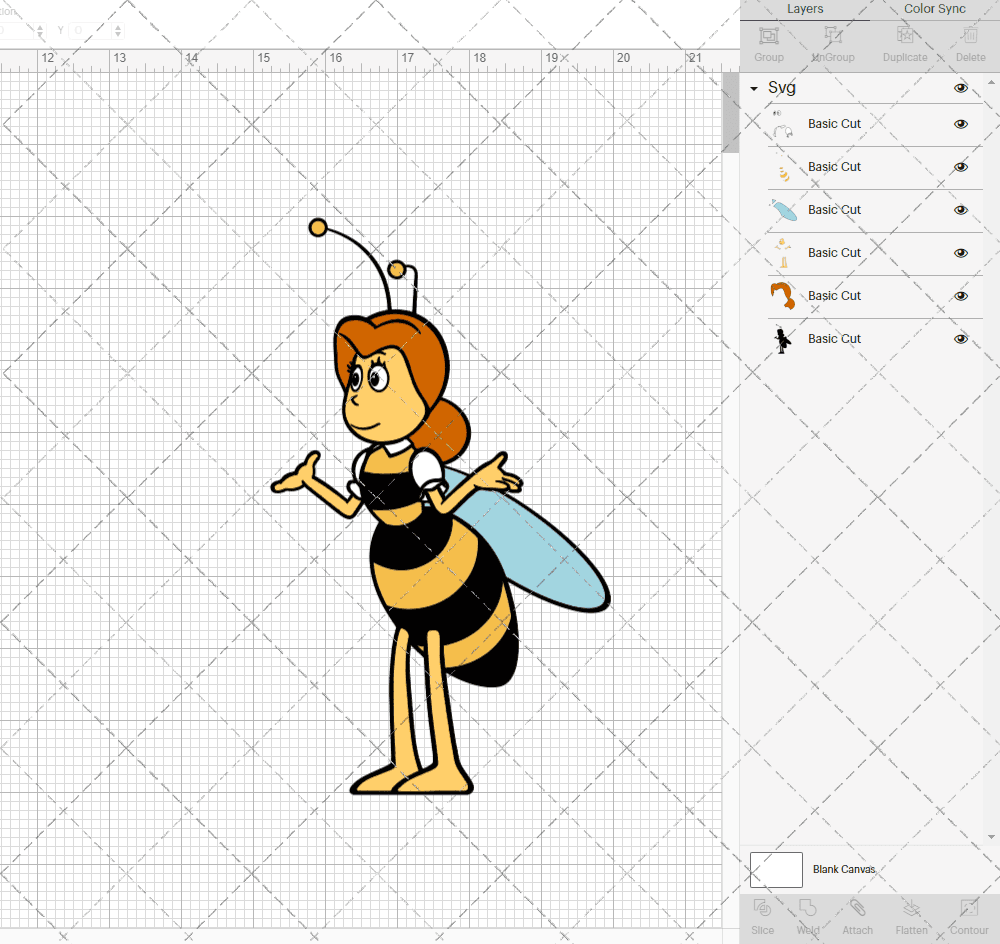 Miss Cassandra - Maya the Bee, Svg, Dxf, Eps, Png SvgShopArt