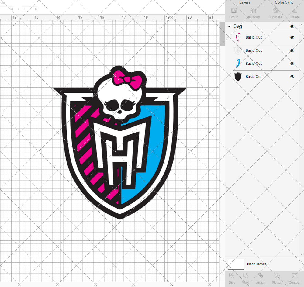 Monster High Logo, Svg, Dxf, Eps, Png SvgShopArt