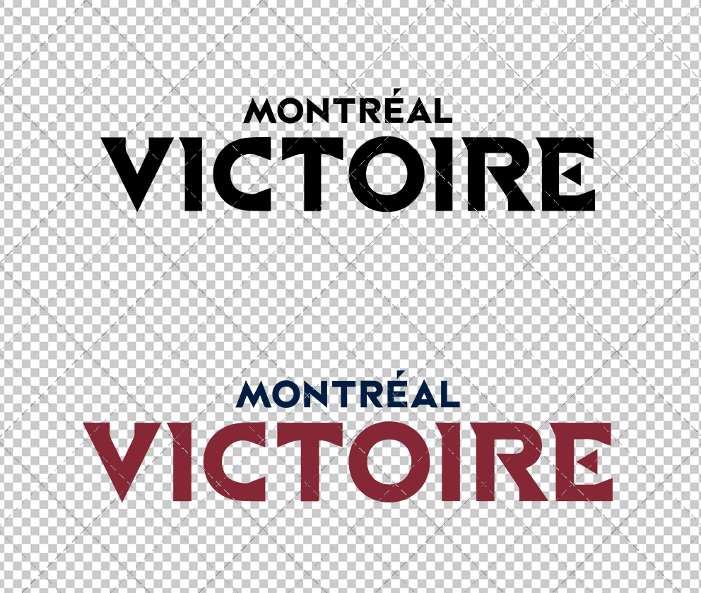 Montreal Victoire Wordmark 2024, Svg, Dxf, Eps, Png