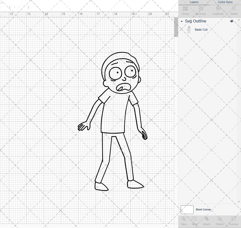 Morty - Rick and Morty 002, Svg, Dxf, Eps, Png SvgShopArt