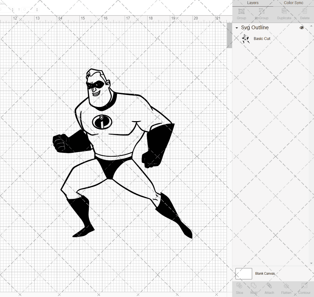 Mr Incredible - The Incredibles, Svg, Dxf, Eps, Png SvgShopArt