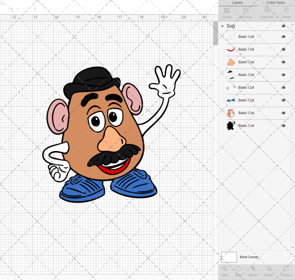 Mr Potato Head - Toy Story, Svg, Dxf, Eps, Png SvgShopArt