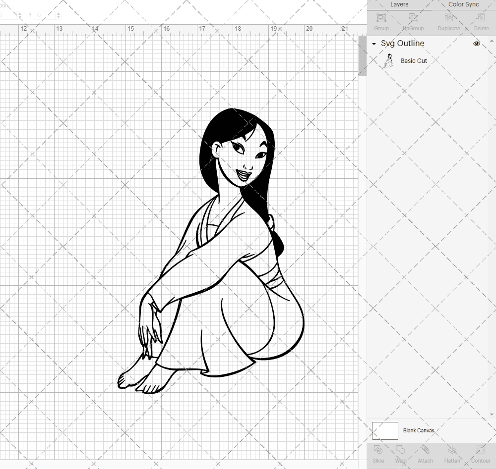 Mulan 002, Svg, Dxf, Eps, Png SvgShopArt