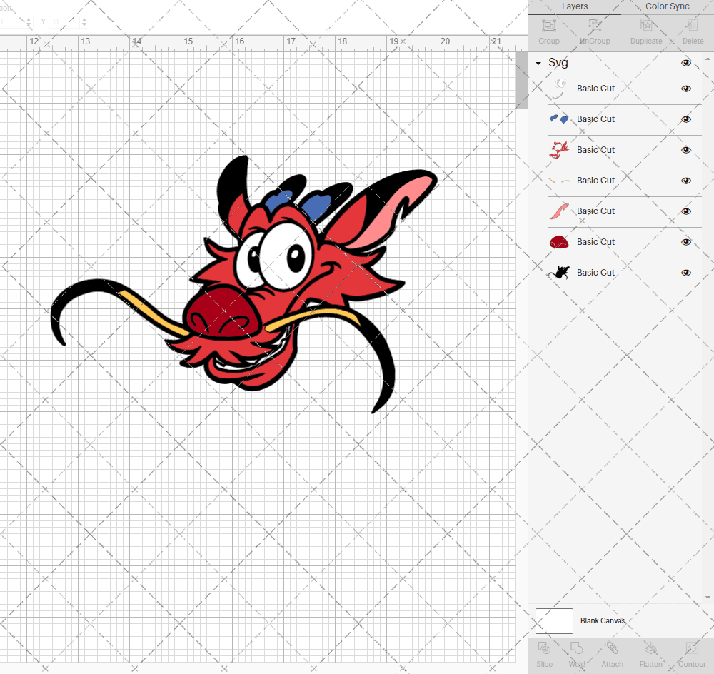 Mushu - Mulan 002, Svg, Dxf, Eps, Png SvgShopArt