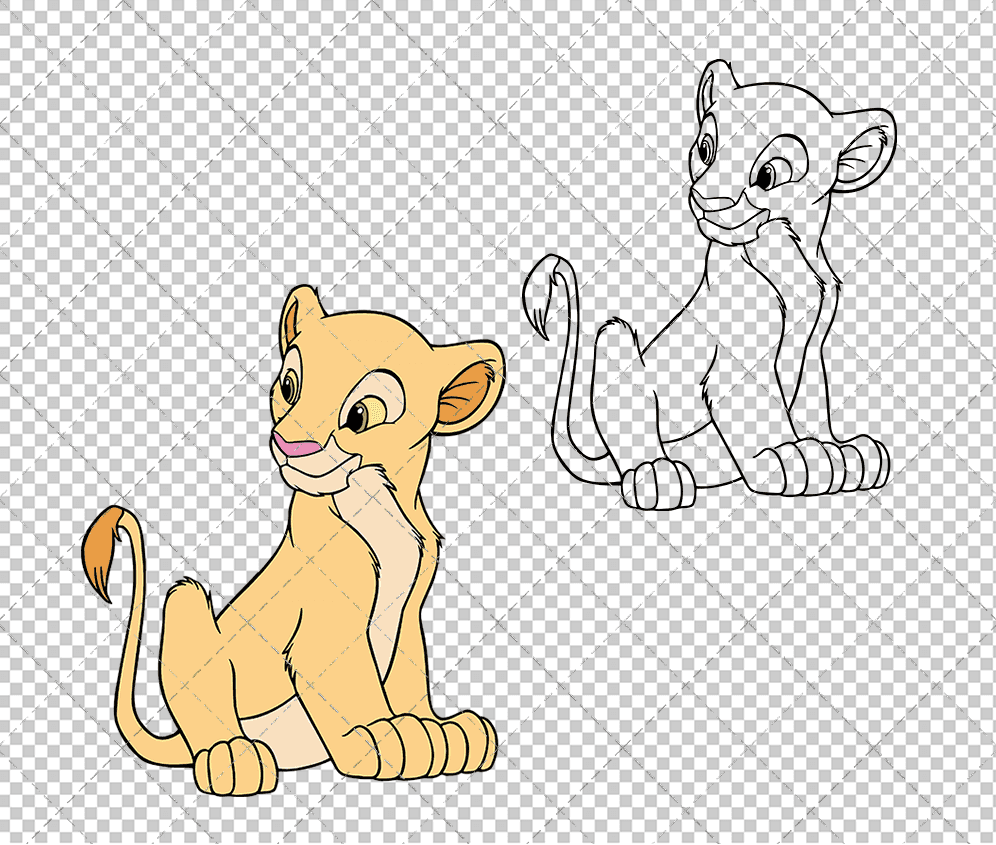 Nala - The Lion King, Svg, Dxf, Eps, Png SvgShopArt