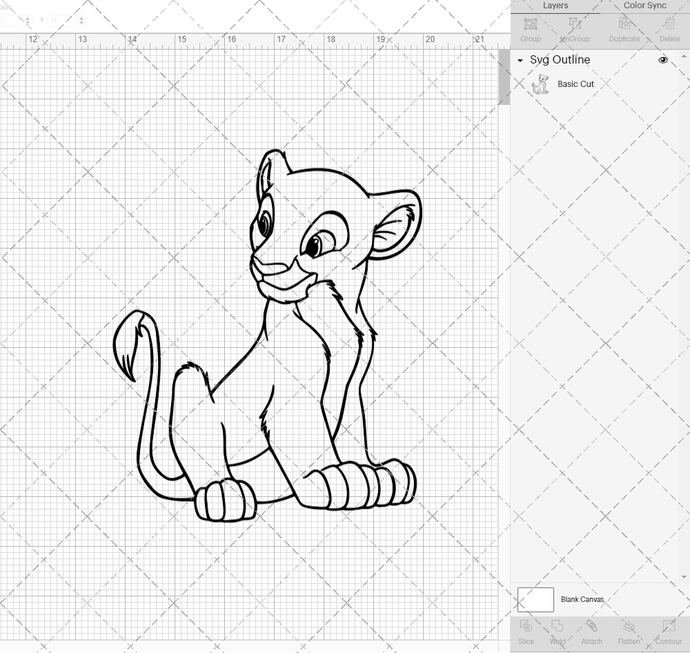 Nala - The Lion King, Svg, Dxf, Eps, Png SvgShopArt