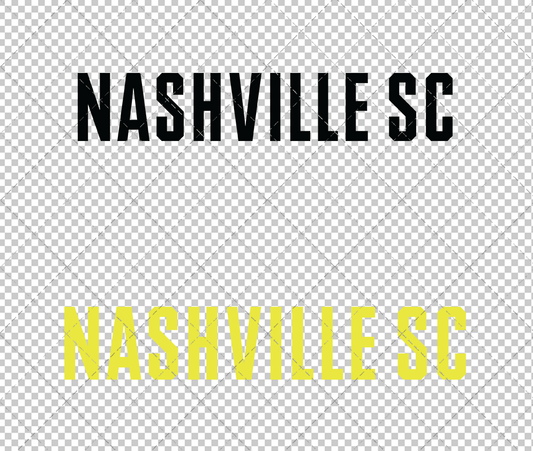 Nashville SC Wordmark 2020 003, Svg, Dxf, Eps, Png - SvgShopArt