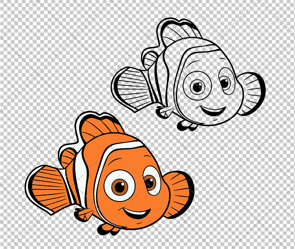 Nemo - Finding Nemo 003, Svg, Dxf, Eps, Png SvgShopArt