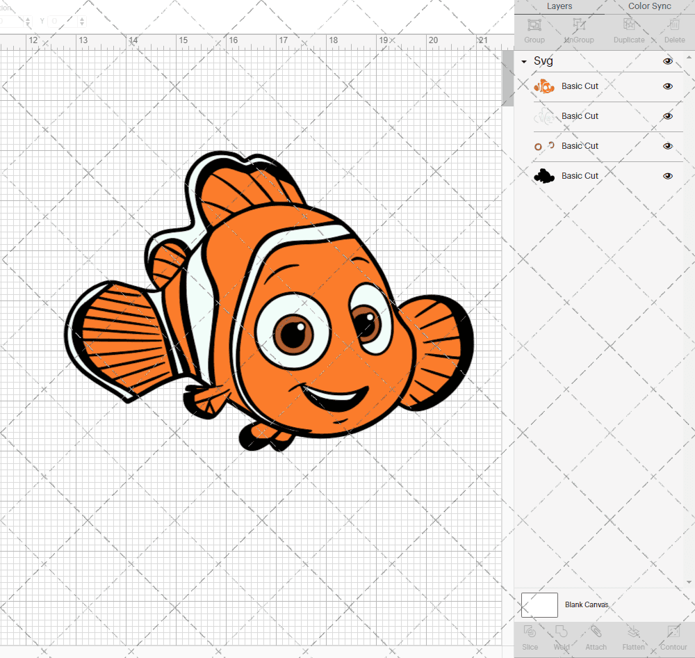 Nemo - Finding Nemo 003, Svg, Dxf, Eps, Png SvgShopArt