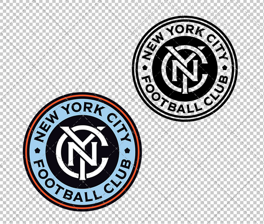 New York City FC 2025, Svg, Dxf, Eps, Png - SvgShopArt