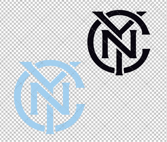 New York City FC Alternate 2025, Svg, Dxf, Eps, Png - SvgShopArt