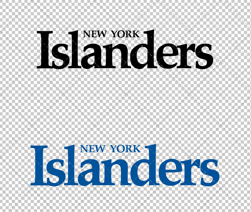 New York Islanders Wordmark 1977, Svg, Dxf, Eps, Png - SvgShopArt