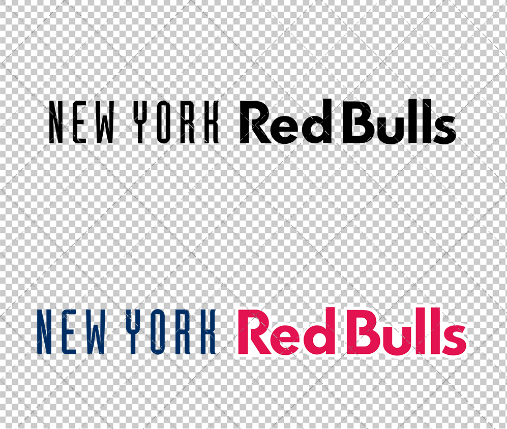 New York Red Bulls Wordmark 2008, Svg, Dxf, Eps, Png