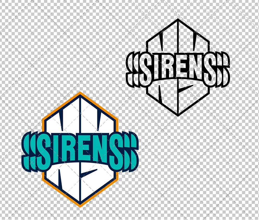 New York Sirens 2024, Svg, Dxf, Eps, Png