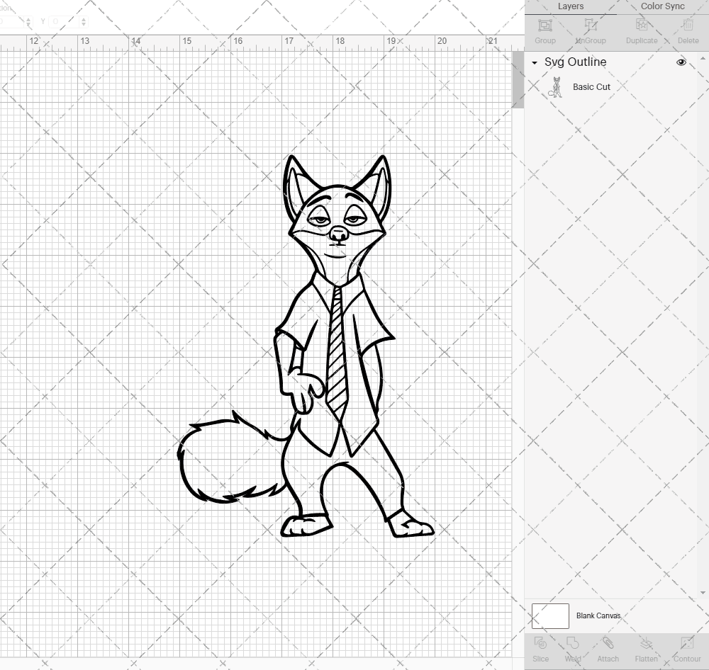 Nick Wilde - Zootopia, Svg, Dxf, Eps, Png SvgShopArt