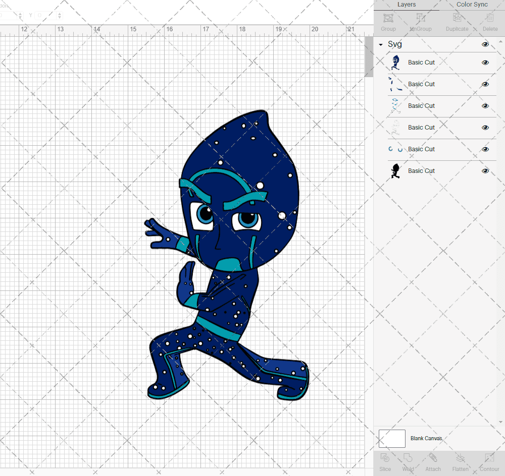 Night Ninja - PJ Masks, Svg, Dxf, Eps, Png SvgShopArt