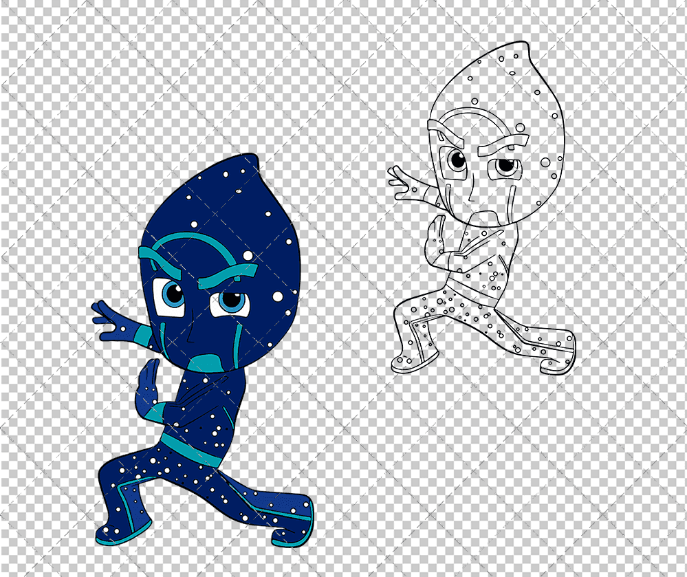 Night Ninja - PJ Masks, Svg, Dxf, Eps, Png SvgShopArt