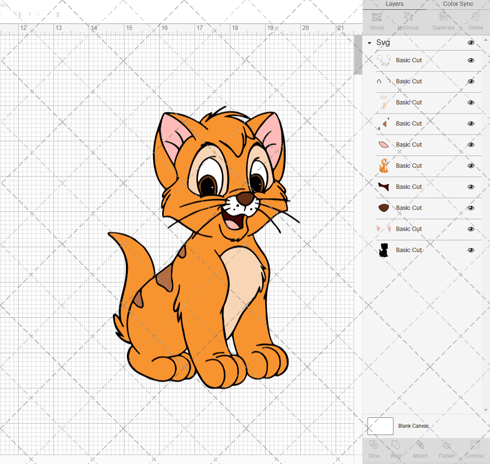 Oliver - Oliver and Company, Svg, Dxf, Eps, Png SvgShopArt