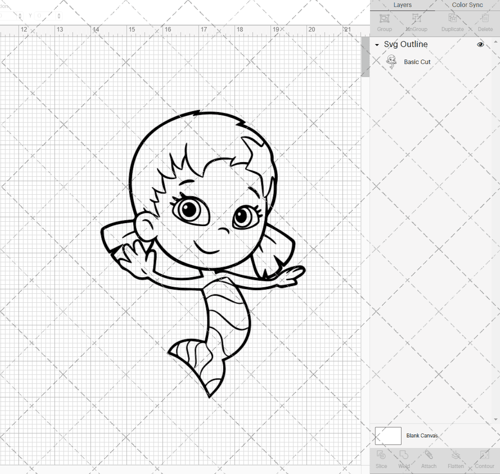 Oona - Bubble Guppies, Svg, Dxf, Eps, Png SvgShopArt