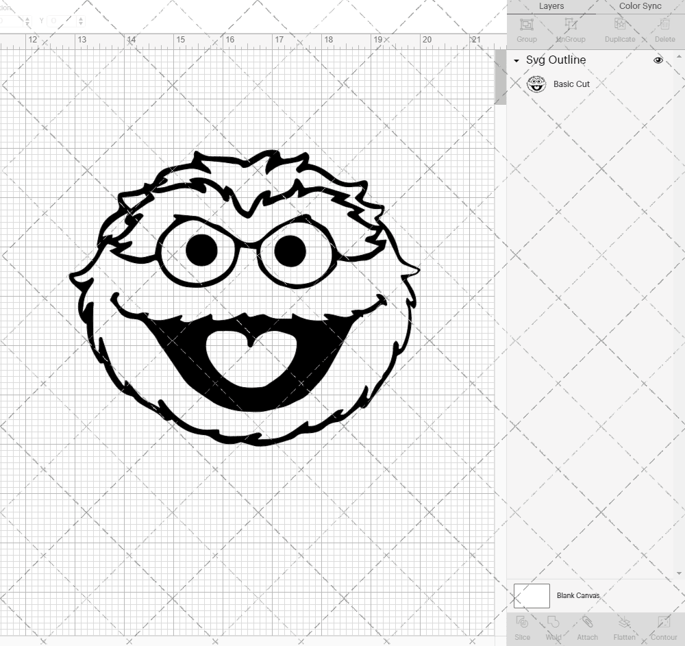 Oscar the Grouch - Sesame Street, Svg, Dxf, Eps, Png SvgShopArt