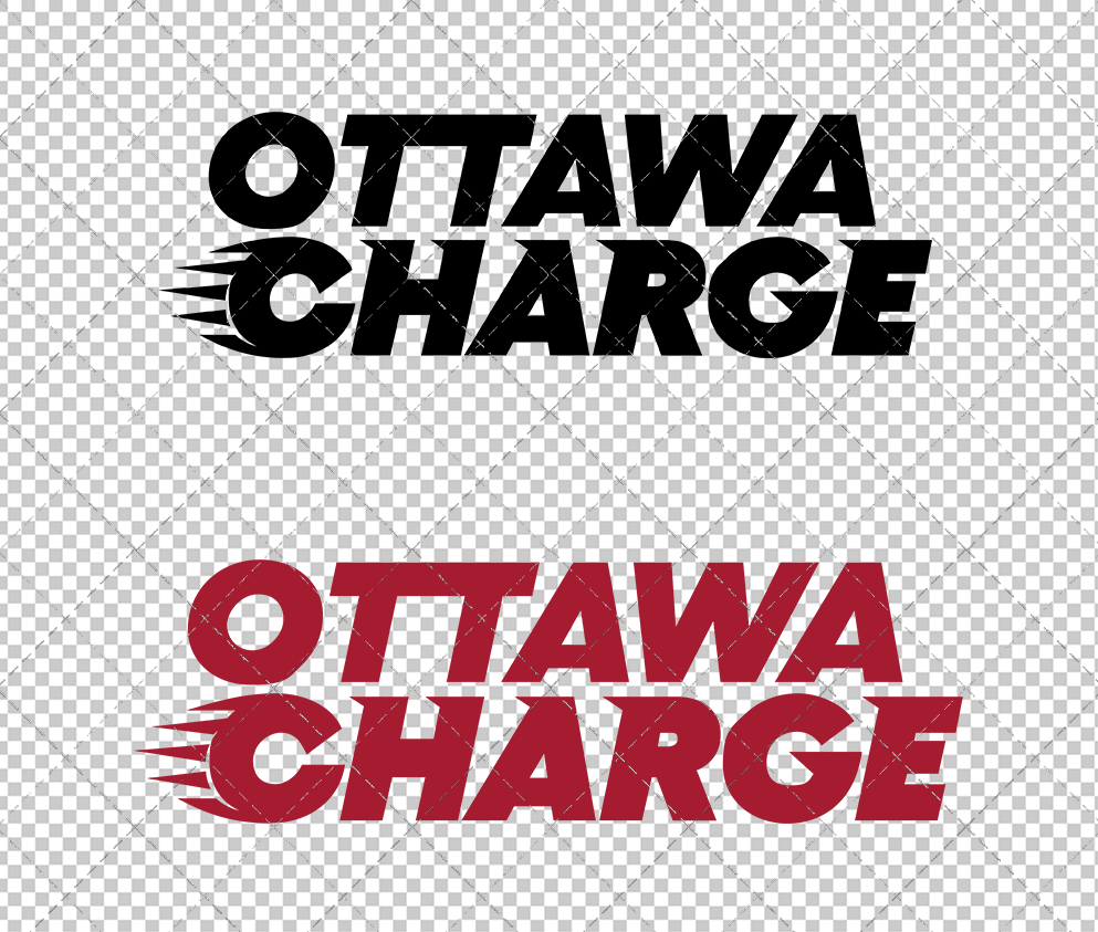 Ottawa Charge Wordmark 2024, Svg, Dxf, Eps, Png