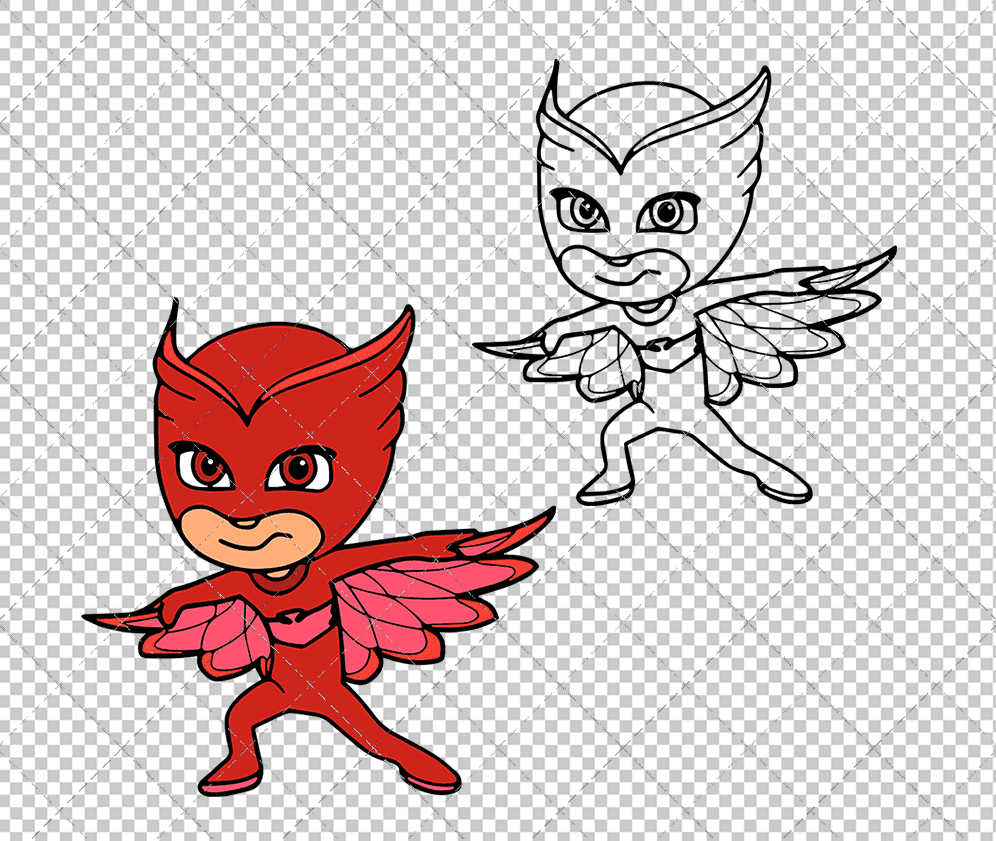 Owlette - PJ Masks, Svg, Dxf, Eps, Png SvgShopArt