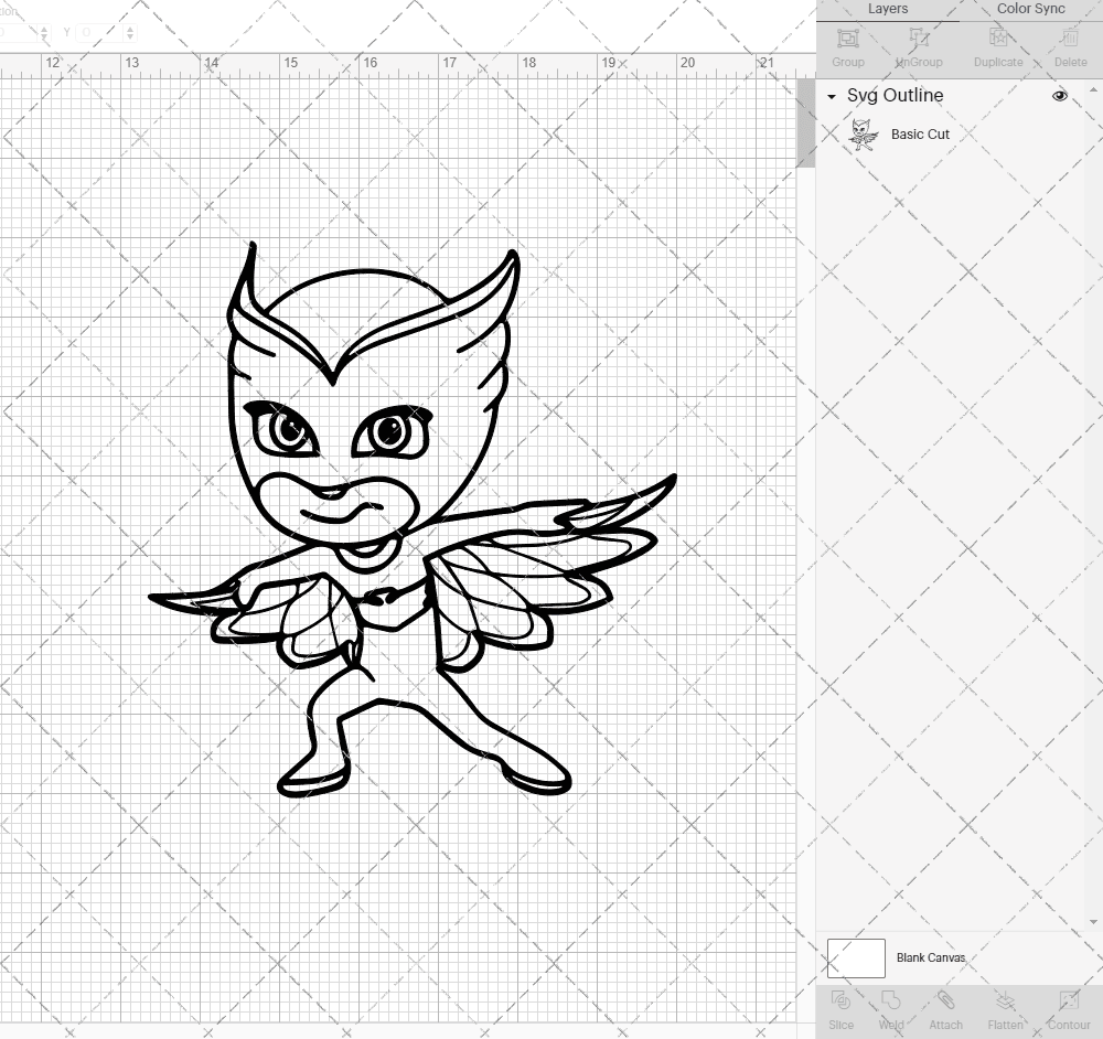 Owlette - PJ Masks, Svg, Dxf, Eps, Png SvgShopArt