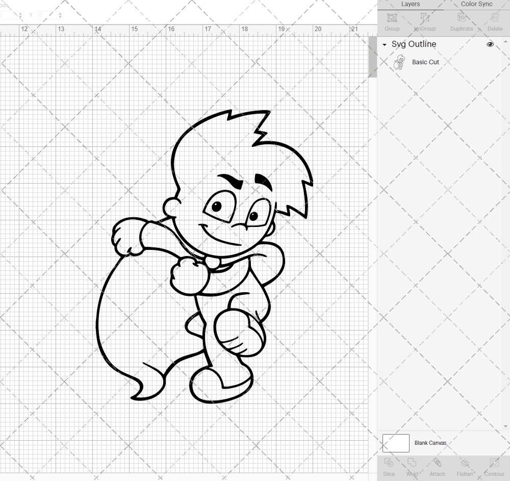 Pajama Sam 002, Svg, Dxf, Eps, Png SvgShopArt